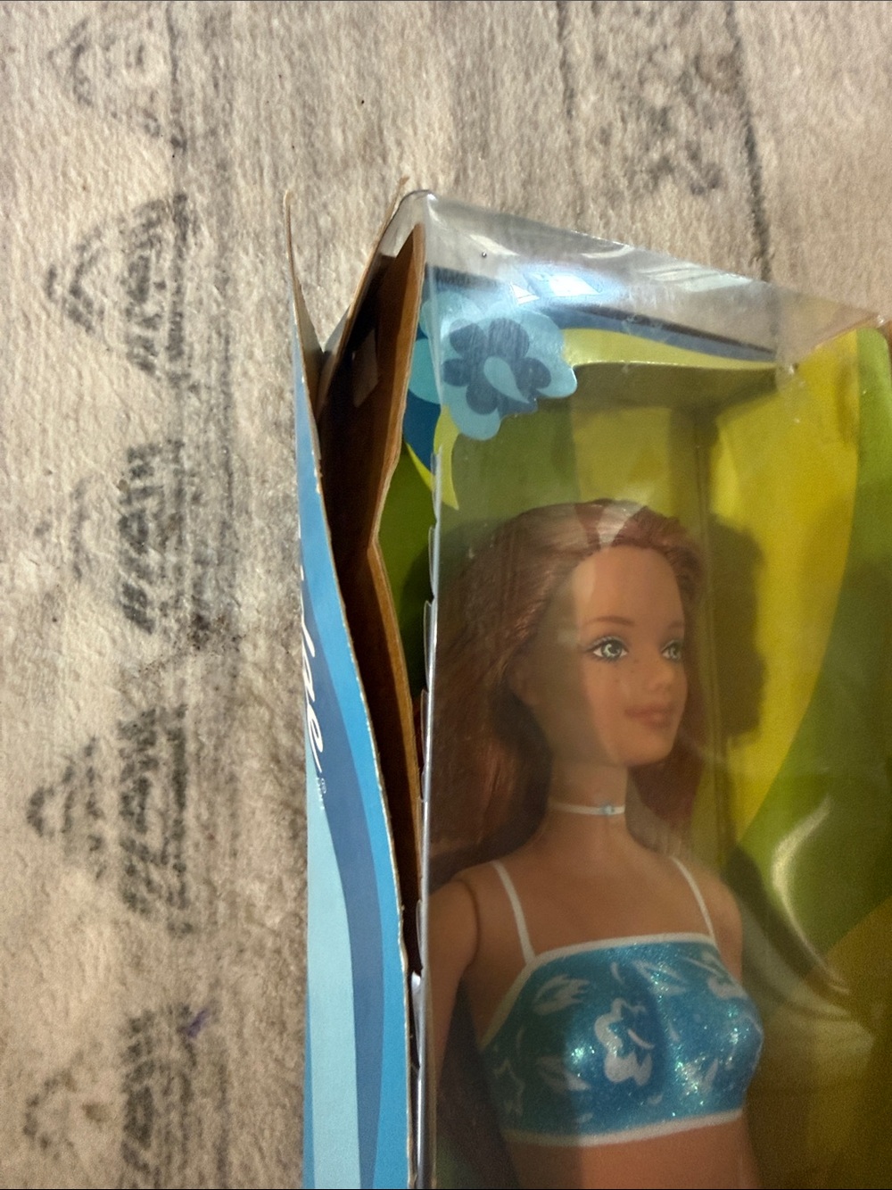 VINTAGE 2001 Mattel Palm Beach Midge Doll in Blue Floral Swim Set BARBIE - Picture 4 of 4